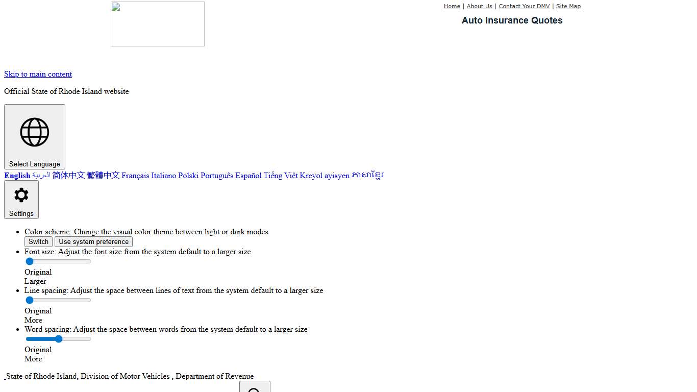 Rhode Island Division of Motor Vehicles (RI) - DMV - Rhode Island DMV